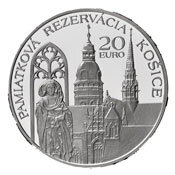 20 eur Slovensko 2013 - Pamiatková rezervácia Košice - BK