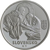 10 eur Slovensko 2011 - Zoborské listiny - PROOF