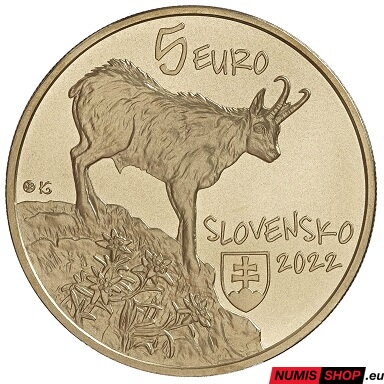 5 eur Slovensko 2022 - Kamzík vrchovský tatranský