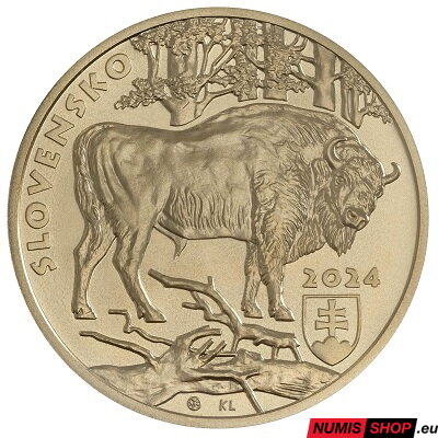 5 eur Slovensko 2024 - Zubor hrivnatý