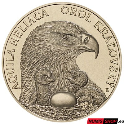 5 eur Slovensko 2025 - Orol kráľovský - autorská karta