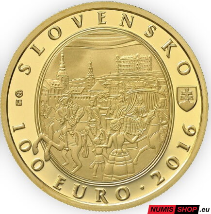 100 eur Slovensko 2016 - Mária Terézia