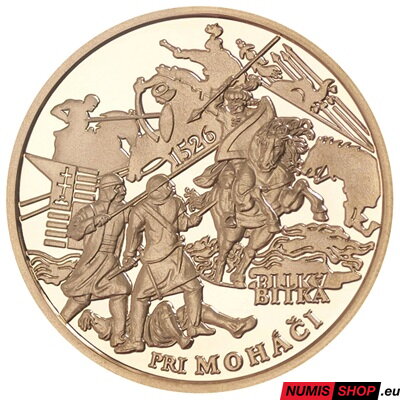 100 eur Slovensko 2026 - Bitka pri Moháči