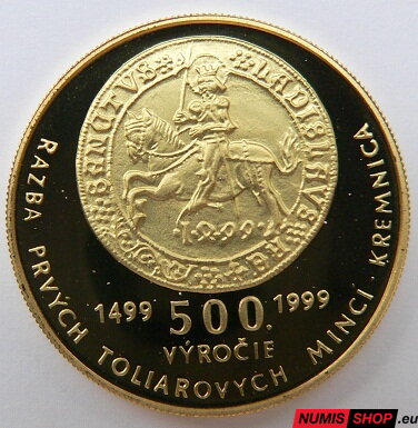 5000 Sk Slovensko 1999 - Razba toliarov