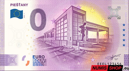 Slovensko - 0 euro souvenir - Piešťany 2025