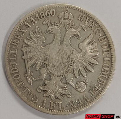RU - František Jozef I. - 1 florin 1860 A