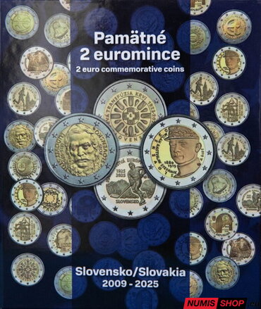 Album na slovenské pamätné 2-euro mince