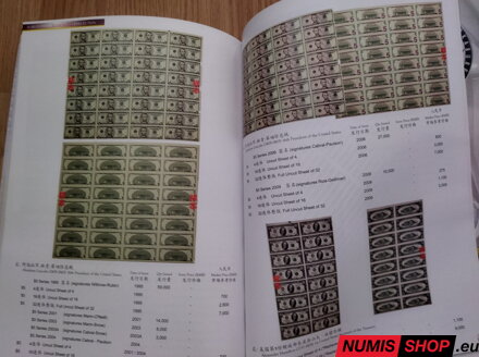 World paper and polymer uncut banknote