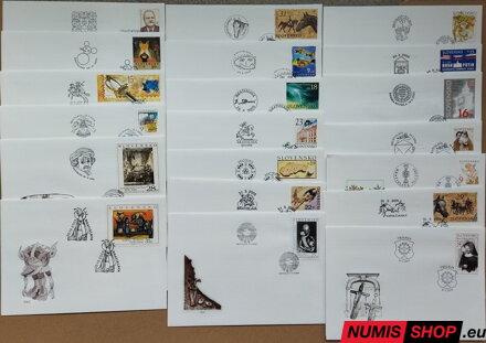 Slovensko - 2005 - FDC zbierka 22 kusov