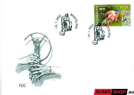 Slovensko - 2022 - Zimné paralympijské hry - FDC