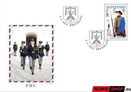 Slovensko - 2023 - Čestná stráž prezidentky SR - 784 FDC