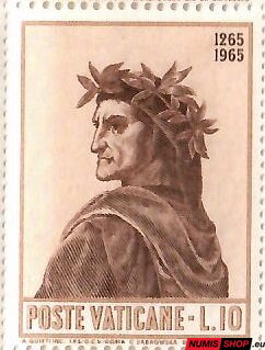 Vatikán - 1965 - 700. výročie narodenia Danteho - L10 - 476