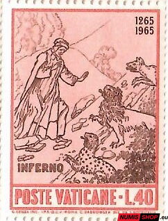 Vatikán - 1965 - 700. výročie narodenia Danteho - L40 - 477