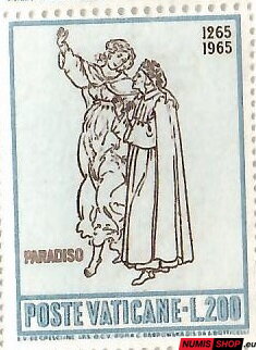 Vatikán - 1965 - 700. výročie narodenia Danteho - L200 - 479