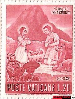 Vatikán - 1965 - Vianoce - L20 - 486