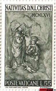 Vatikán - 1966 - Vianoce - L55 - 514