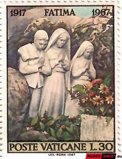 Vatikán - 1967 - 50. výročie zjavenia Panny Márie vo Fatime - L30 - 527