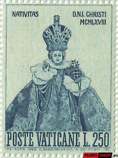 Vatikán - 1968 - Vianoce - L250 - 542