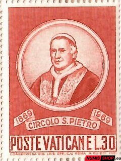 Vatikán - 1969 - 100. výročie Kruhu sv. Petra - L30 - 552