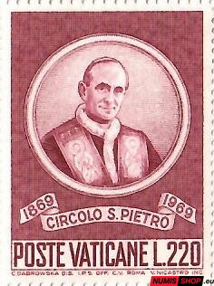 Vatikán - 1969 - 100. výročie Kruhu sv. Petra - L220 - 554
