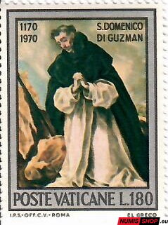 Vatikán - 1971 - 800 rokov od narodenia svätého Dominika - L180 - 588