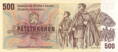 500 Kčs - 1973 - SNP - UNC