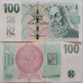 Česká republika - 100 Kč - prítlač 100 rokov meny