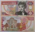 Gábriš - 100 francs - Monaco - 2019 - Grace Kelly- polymer