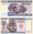 Gábriš - 1000 Kčs - Jawa 750 - anulát