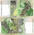 20 Sk - 1993 - séria B - UNC