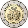 Luxembursko 2 euro 2014 - 50. výročie Jean - UNC