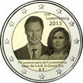 Luxembursko 2 euro 2015 - 15. výročie Henri - UNC