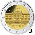 Nemecko 2 euro 2019 - Bundesrat - J - UNC