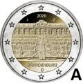 Nemecko 2 euro 2020 - Brandenburg - A - UNC