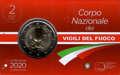Taliansko 2 euro 2020 - Hasiči - COIN CARD