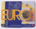 Slovensko 2 euro 2012 - 10 rokov euro - COIN CARD