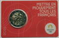 Francúzsko 2 euro 2022 - OH Paríž 2024 - COIN CARD red