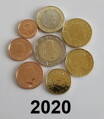 Sada Luxembursko 2020 - 1 cent - 2 euro - UNC 