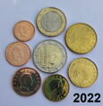 Sada Luxembursko 2022 - 1 cent - 2 euro - UNC 