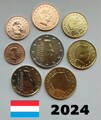 Sada Luxembursko 2024 - 1 cent - 2 euro - UNC 