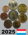 Sada Luxembursko 2025 - 1 cent - 2 euro - UNC 