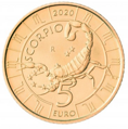 5 euro San Maríno 2020 - Lunárny kalendár - škorpión