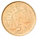 5 euro San Maríno 2020 - Lunárny kalendár - váhy