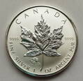 Kanada - 1 oz Maple Leaf - 2000 - Dragon - reverse proof - investičné striebro