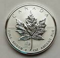 Kanada - 1 oz Maple Leaf - 2005 - Rooster - reverse proof - investičné striebro