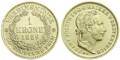 Kremnické razby Františka Jozefa - spolková 1 koruna 1859 (replika)