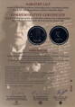 10 eur Slovensko 2016 - Ladislav Nádaši-Jégé - Pamätný list