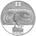 10 eur Slovensko 2021 - Spevácky zbor slovenských učiteľov - PROOF