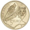 5 eur Slovensko 2021 - Vlk dravý