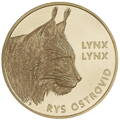 5 eur Slovensko 2022 - Rys ostrovid